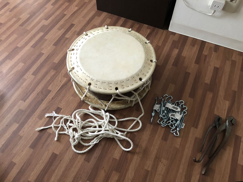 締め太鼓のターンバックルカスタム完了 | シルバーアクセサリー