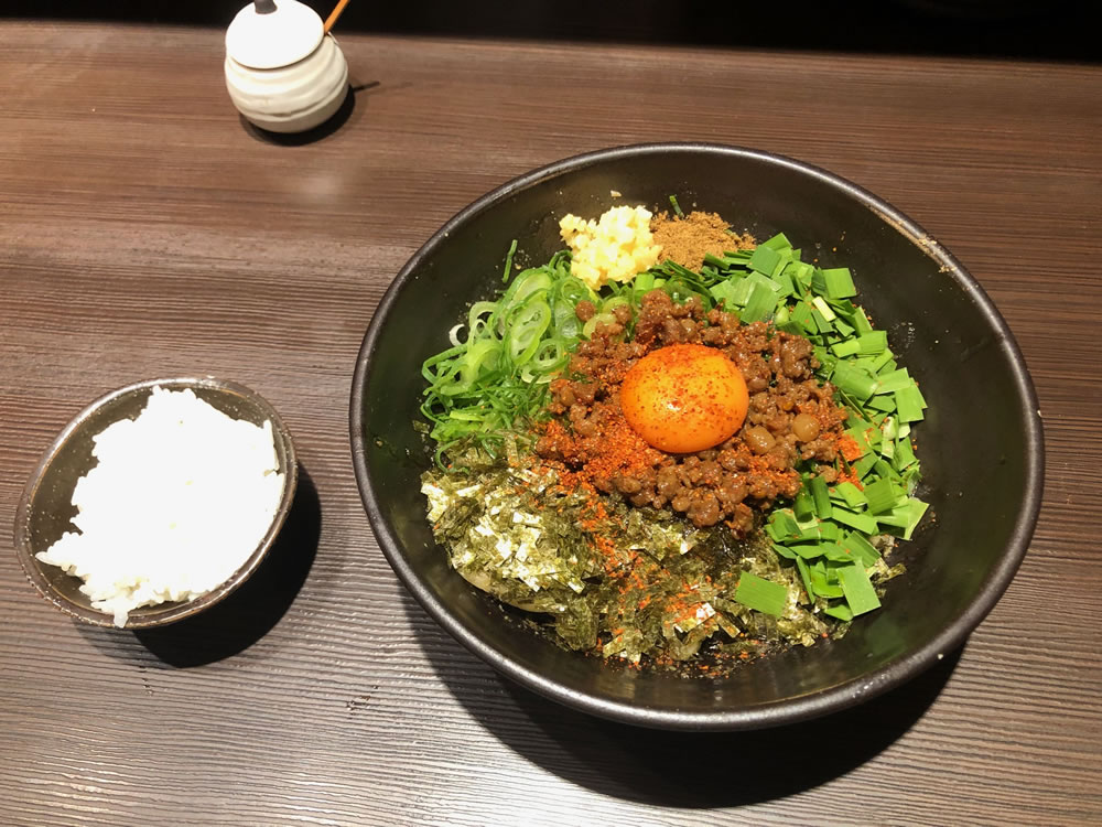 麺屋　つばき　台湾まぜそば