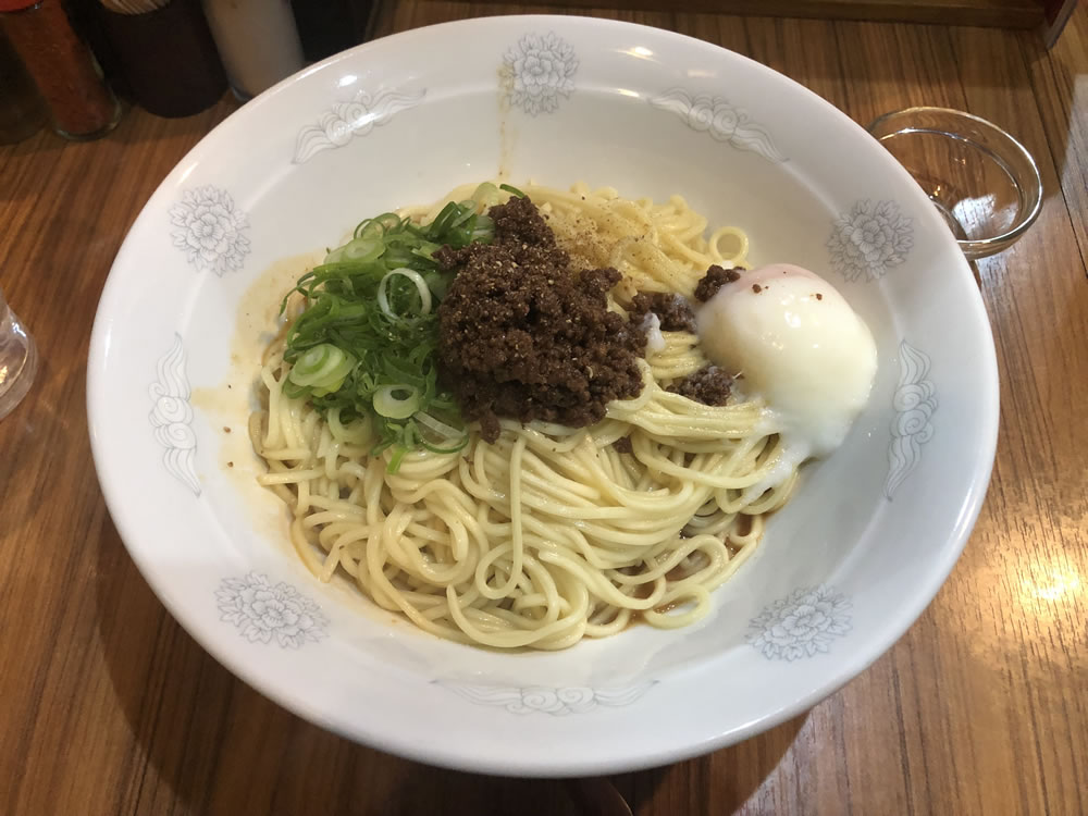 大阪・梅田　麺屋 楼蘭　汁無し担々麺