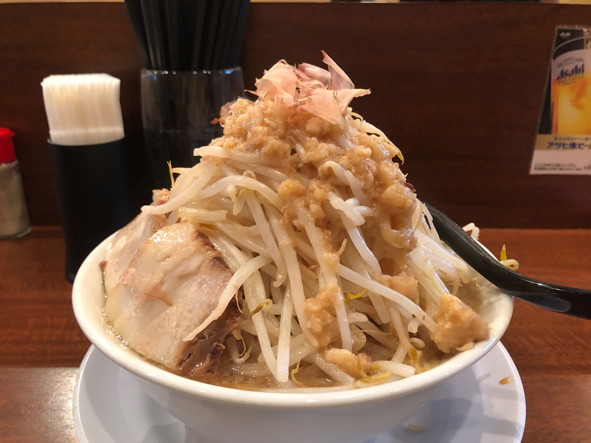 西本町・笑福　ラーメン（マシ）マウンテン