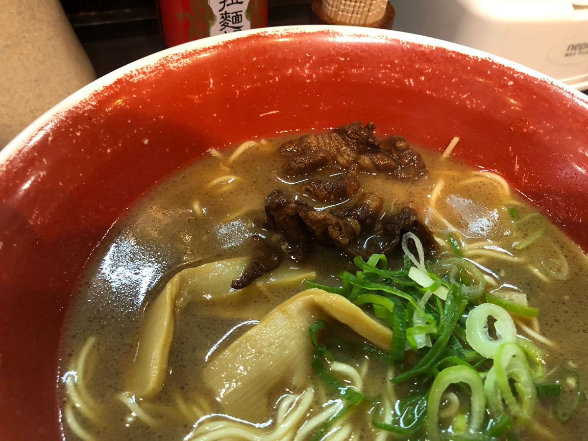 神戸・元町「麺王」徳島ラーメンのチャーシュー