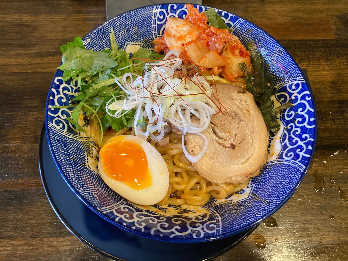 大阪・今福「やまふじ」辛油そば