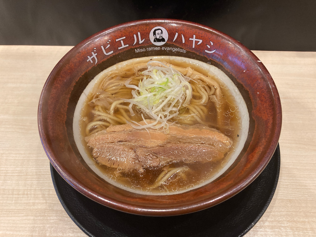 ザビエルハヤシ 悪魔の肉醤油ラーメン