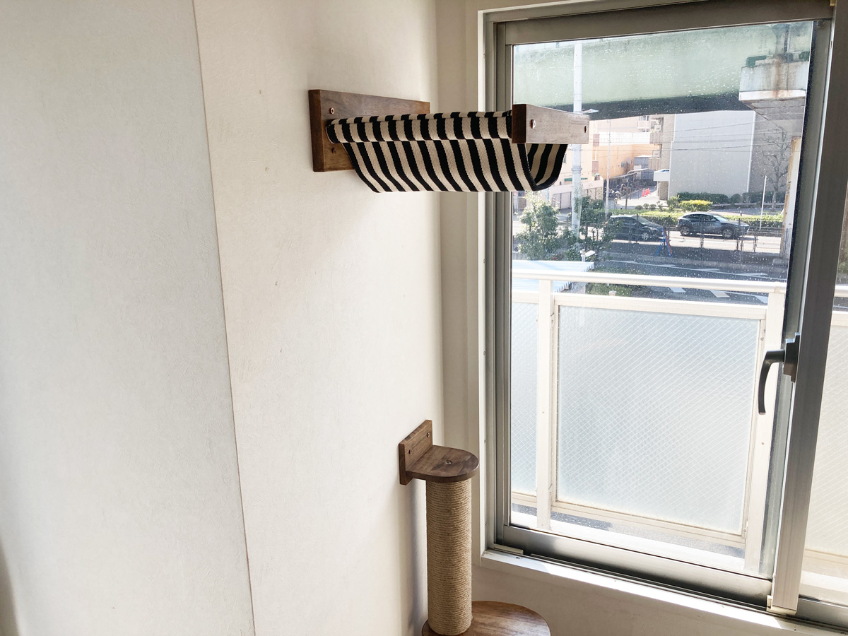 キャットタワー・ハンモック取り付け