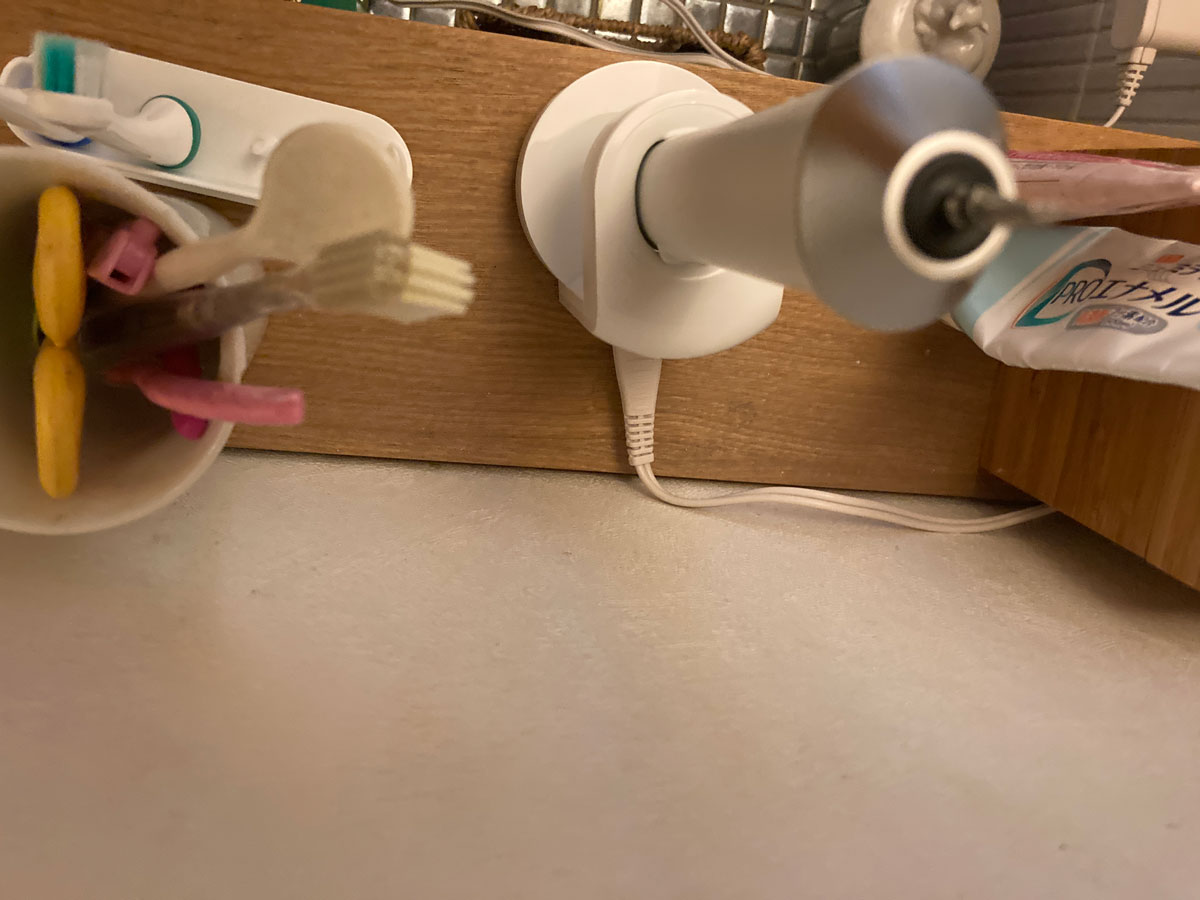 Panasonic Doltz 電源コードが後ろに出る