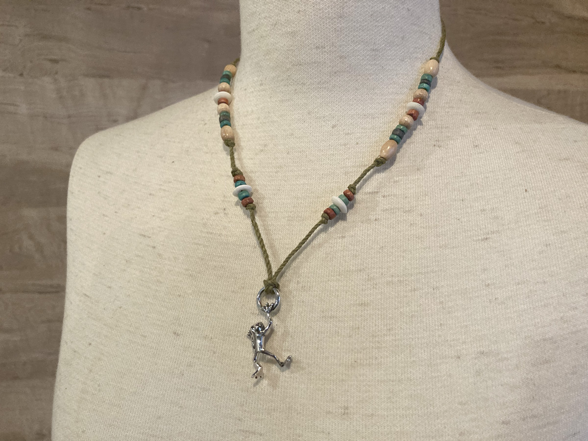 ビーズセットしたペンダント3