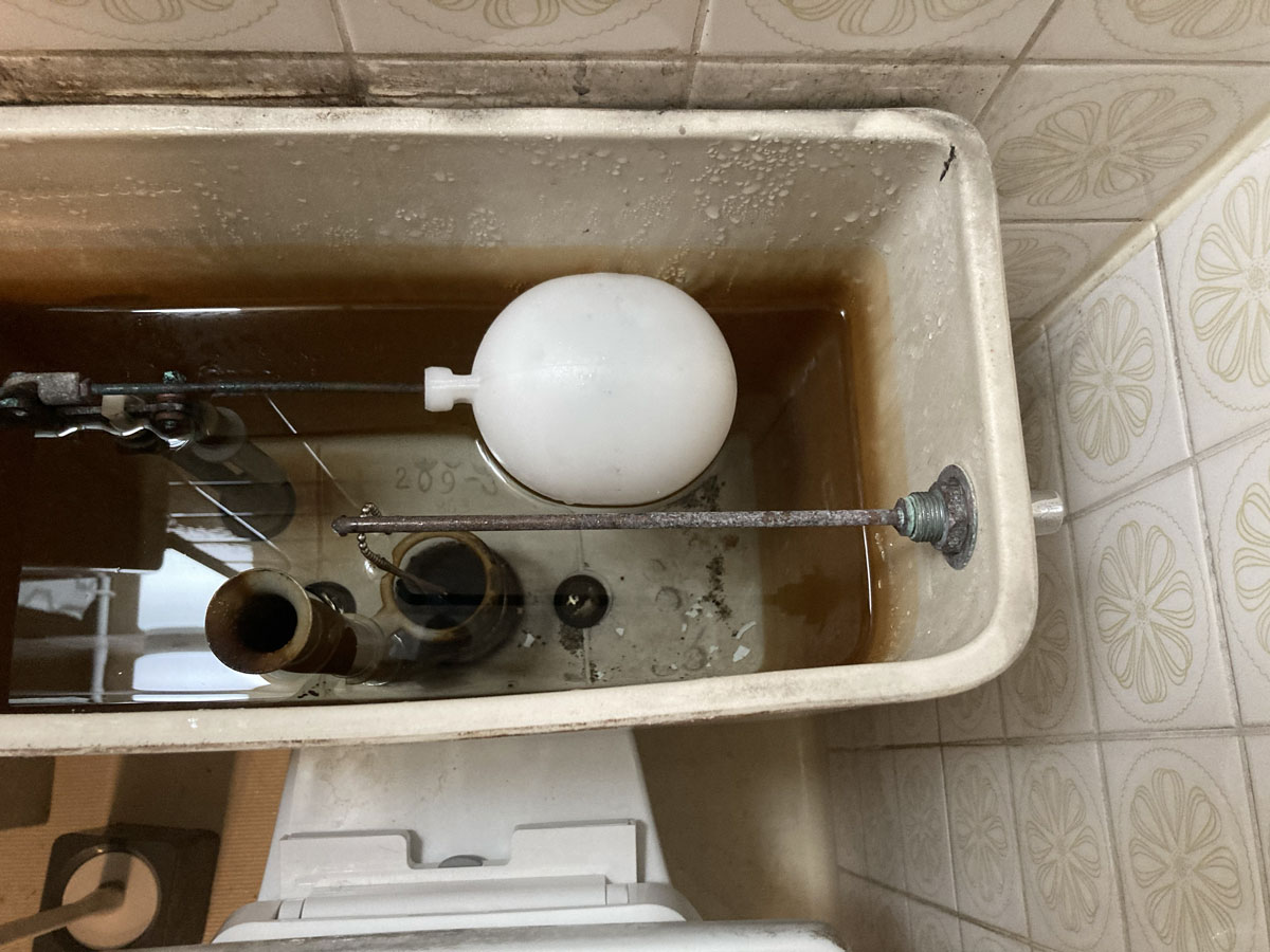 トイレのレバーの交換1