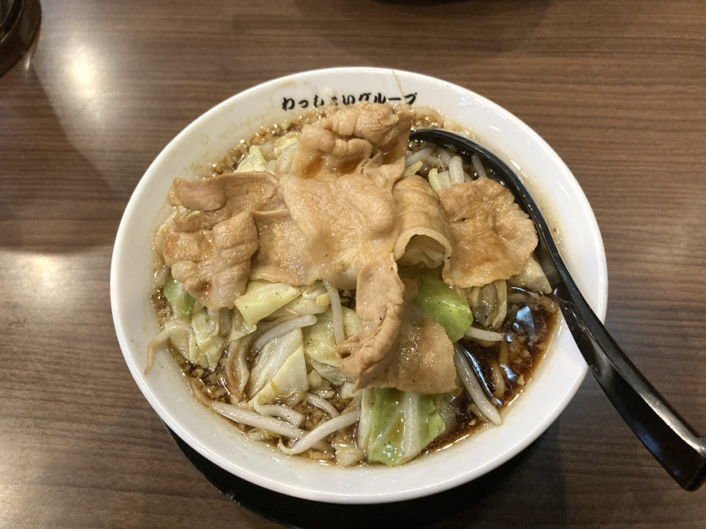 麺屋 わっしょい・男の黒醤油ラーメン