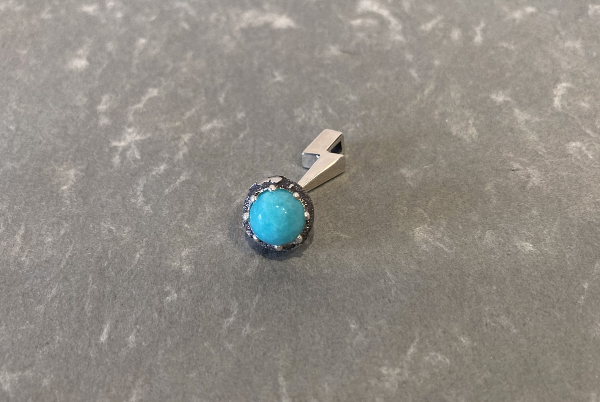 空が青かった シルバーペンダント1