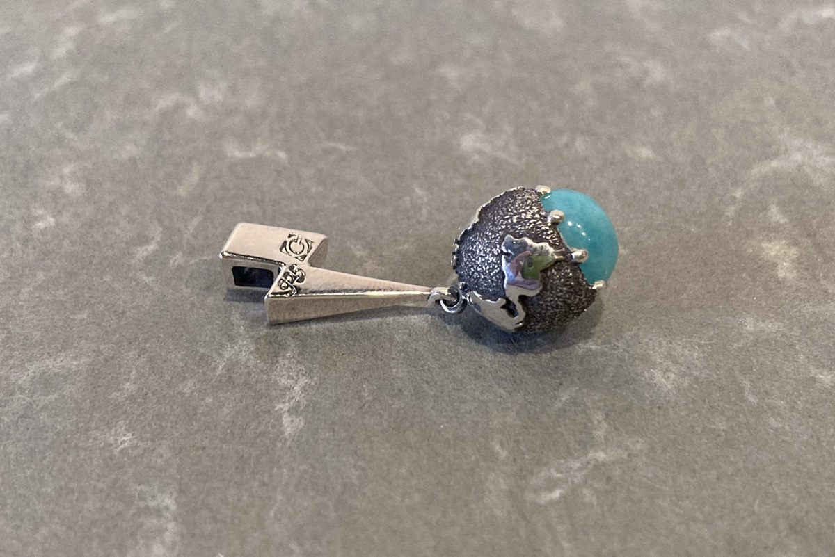 空が青かった シルバーペンダント2