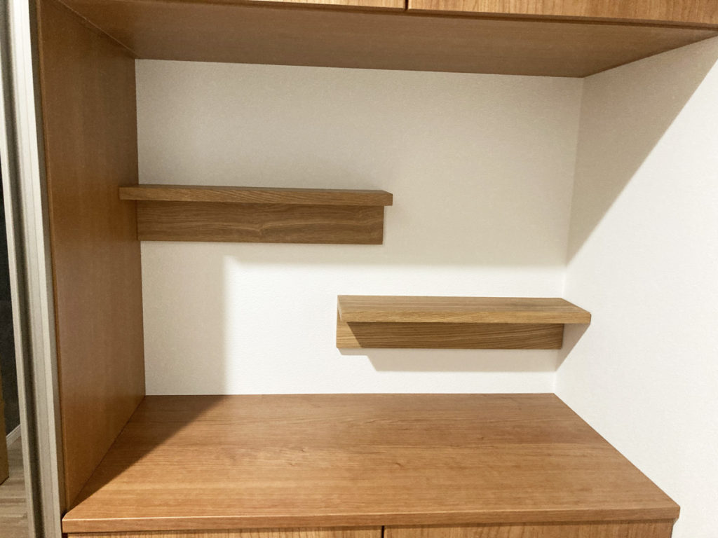 無印良品 壁に付けられる家具棚3