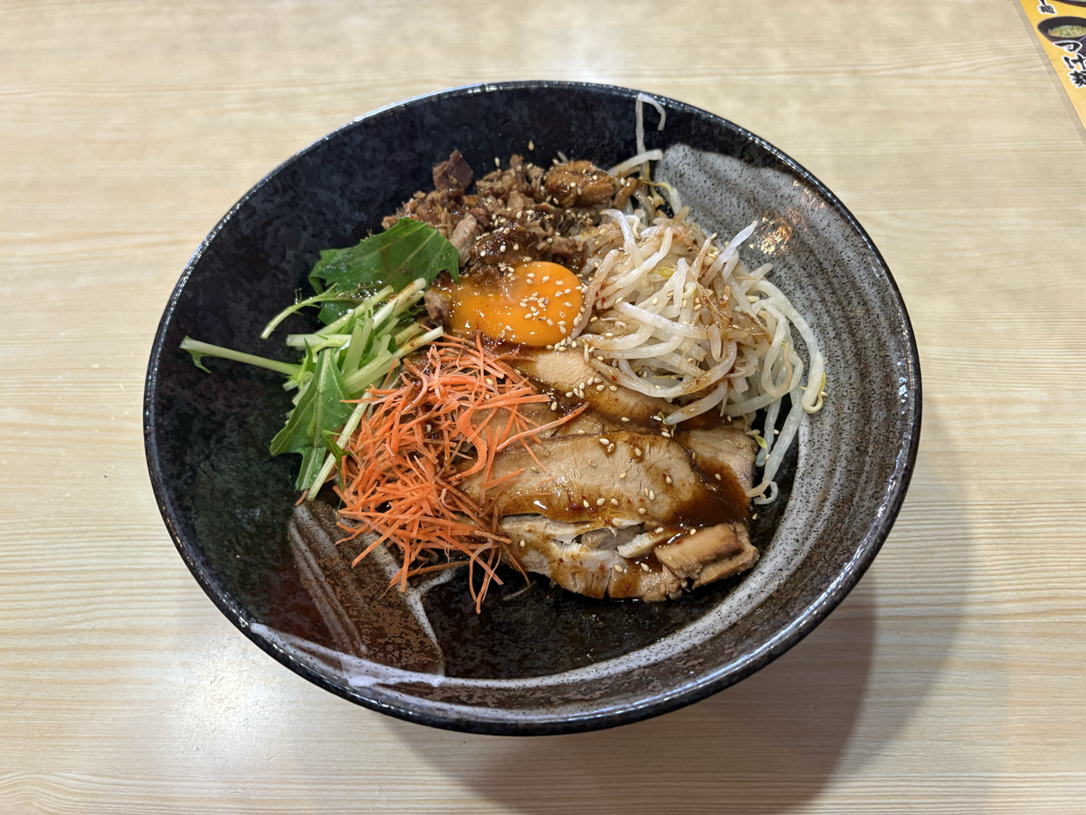 大阪・朝潮橋 かじ村 まぜそば