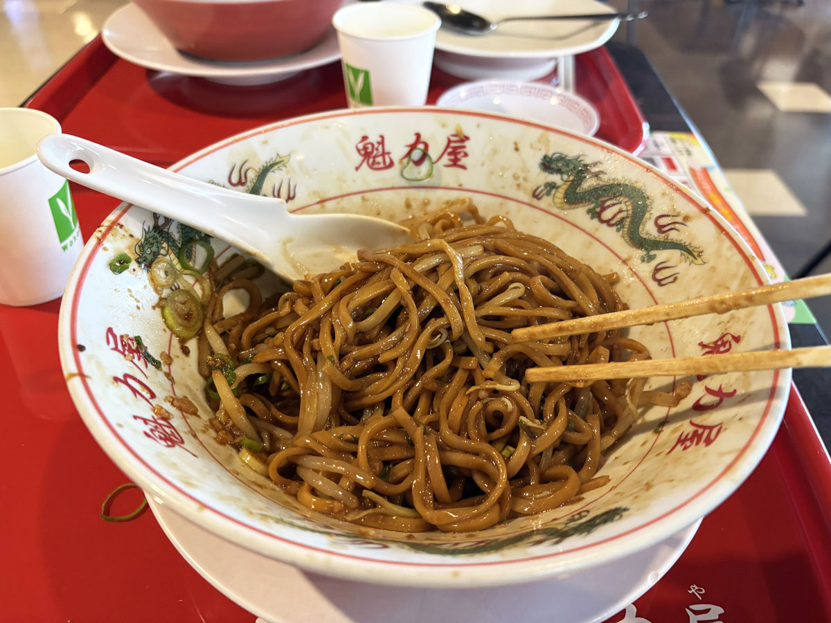 大正・イオンモール大阪ドームシティ　京都北白川ラーメン魁力屋　まぜそば2