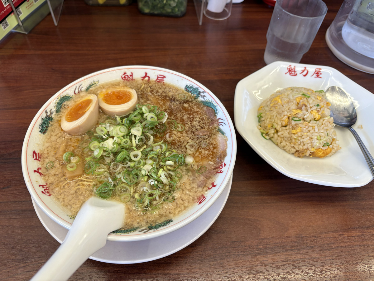 京都北白川ラーメン魁力屋　京都背脂醤油1