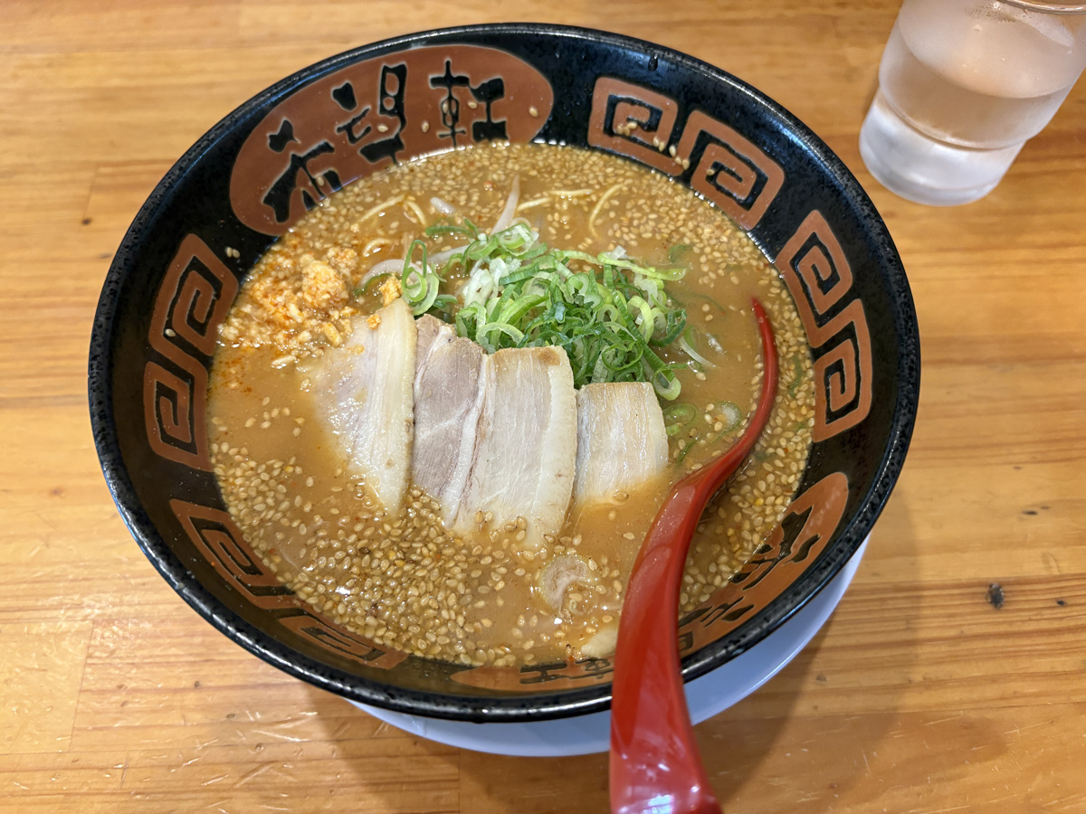 長堀橋　希望軒　ごま味噌ラーメン（おさえ）