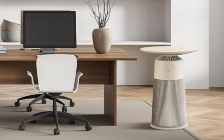 空気清浄機のサイドテーブル