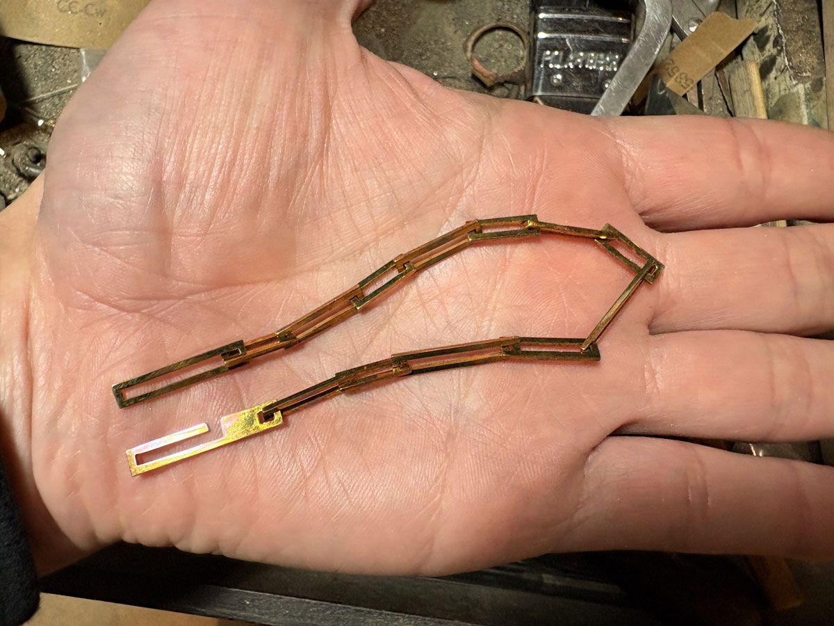 カクカクブレスレットの色付け