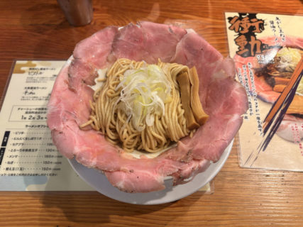 尼崎　ラーメン大戦争　汁なし醤油ラーメン（錆びた刄）
